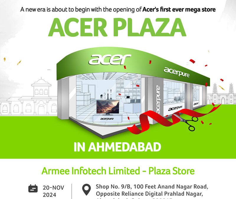 The grand opening of Acer Plaza in Ahmedabad